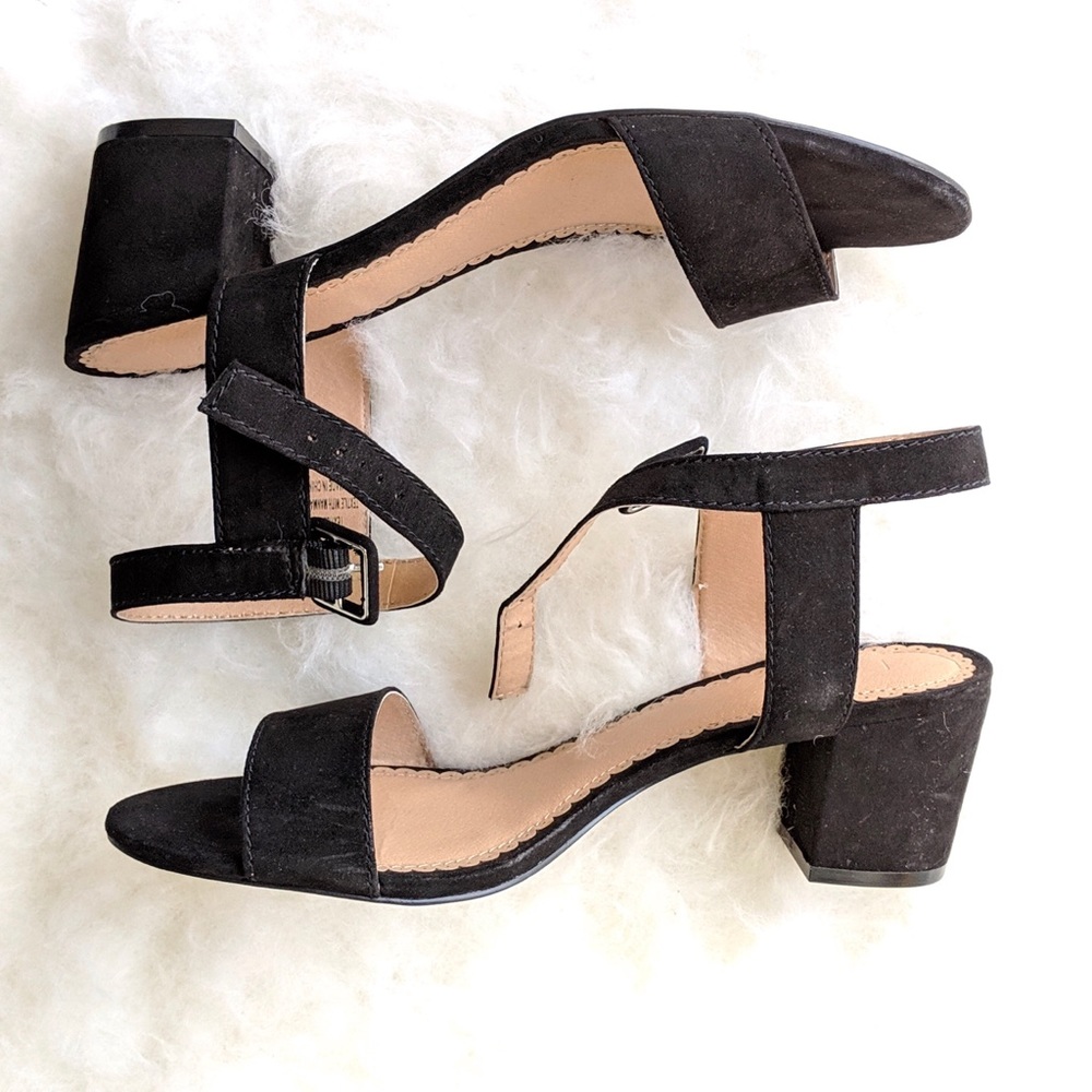 LOFT black block heels